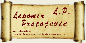 Lepomir Prstojević vizit kartica